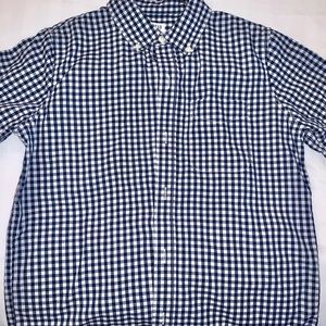 Size 10 100% cotton big boy button down shirt- GAP